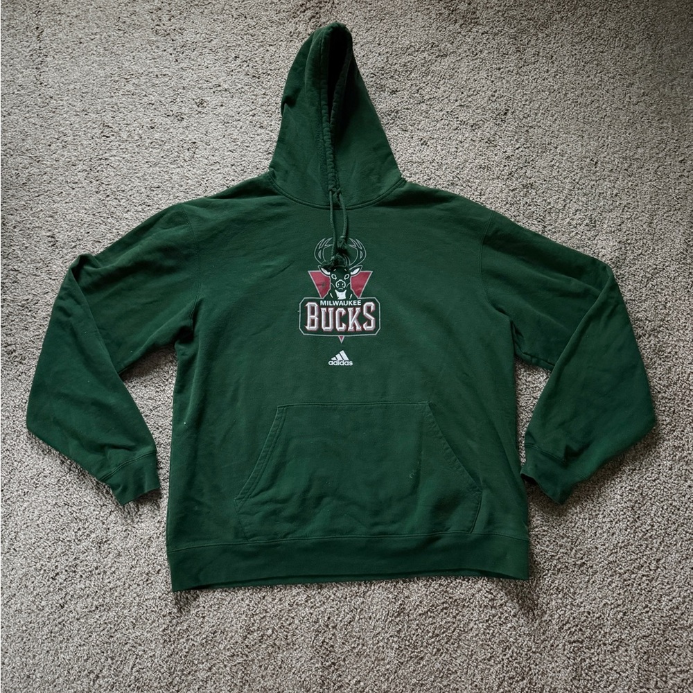 2000s Adidas Milwaukee Bucks Hoodie